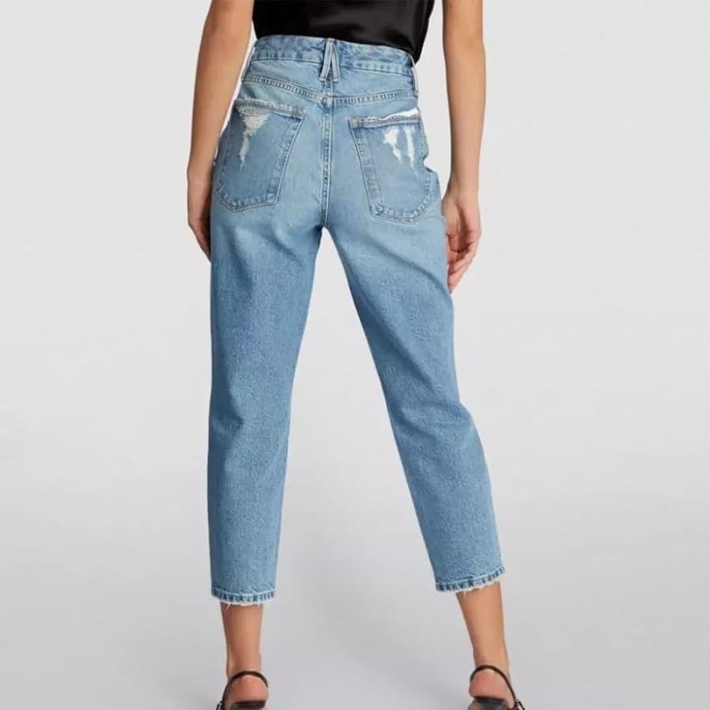 Good American Good Girlfriend Jeans in Indigo Blue